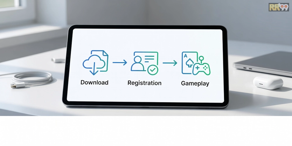Hướng dẫn từng bước đăng ký và sử dụng tải game bài RR99 an toàn từ A đến Z.
