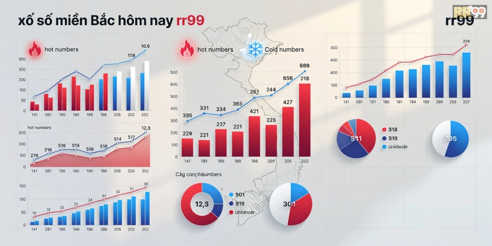 Thống kê xổ số miền Bắc rr99 với biểu đồ xu hướng năm 2025